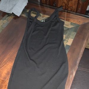 Black tank top dress